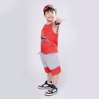Bộ Sát Nách bé trai Abikids Nhện Mặt Nạ