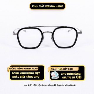 Gọng kính Chrome Hearts PARATESTES II đẹp kim loại nam nữ chống tia UV cao cấp Wanna Hang WHCH47