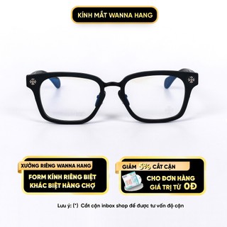 Gọng kính Chrome Hearts SLHOREGASM nhựa acetat đẹp nam nữ chống tia UV cao cấp Wanna Hang WHCH15