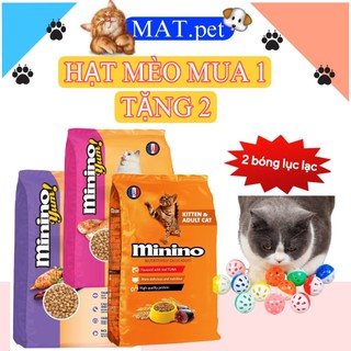 Thức ăn hạt cho mèo minino yum