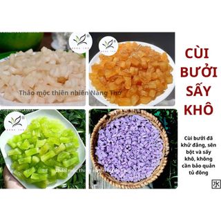 1kg cùi bưởi nấu chè đã sên bột sấy khô - làm trân châu khử đắng nàng thơ nấu được 160 chén chè bưởi