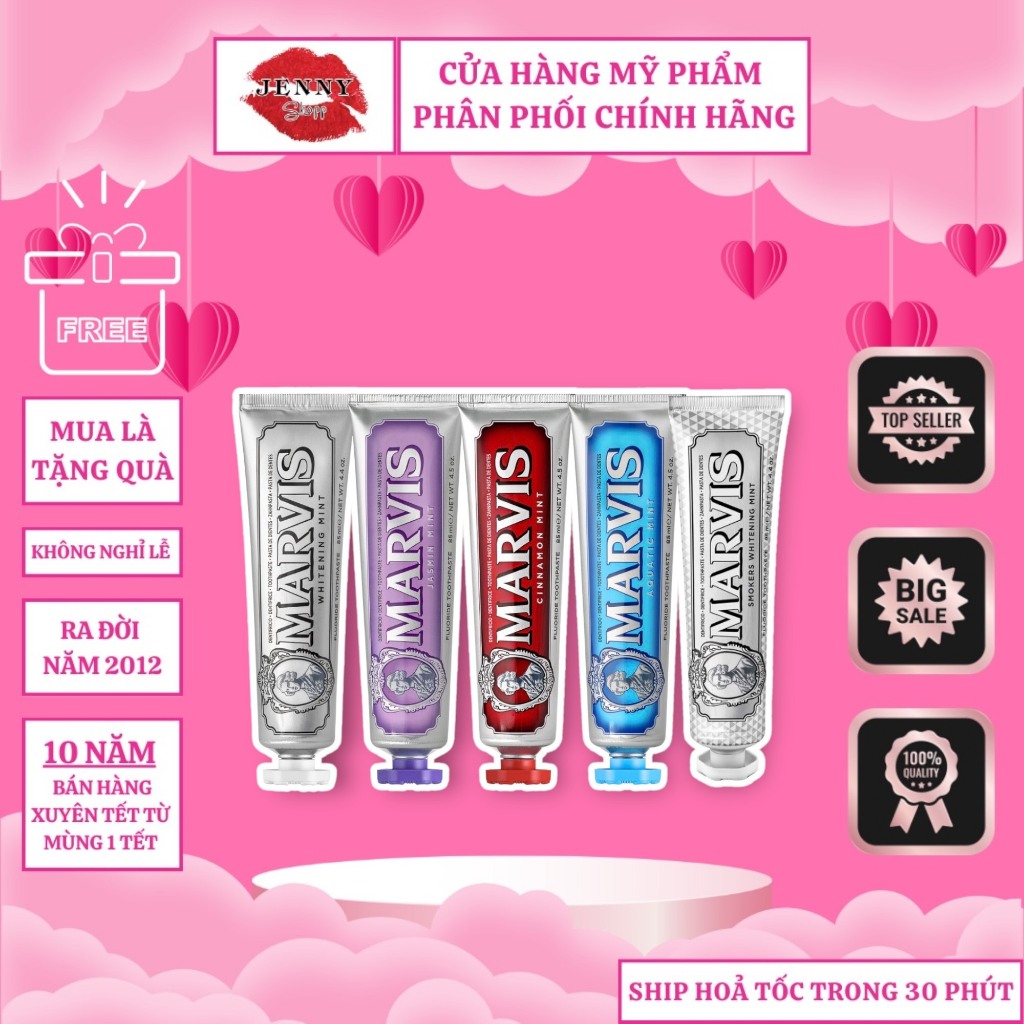 Dòng Kem Đánh Răng Marvis Fluoride Toothpaste 85ml