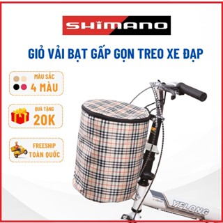 Giỏ Treo Xe Đạp Chất Liệu Canvas Chống Nước, Giỏ Treo Xe Đạp Có Thể Gấp Gọn Tiện Lợi