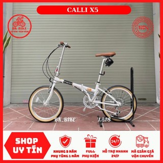 Xe đạp gấp calli x5 - nhỏ gọn, tiện dụng