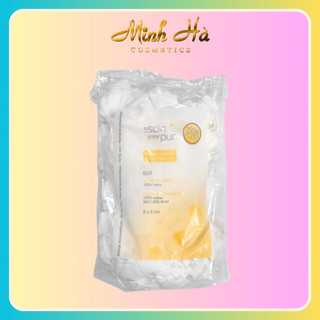 Bông tẩy trang Pháp Tetra Medical Cotton Wool Squares 600 miếng
