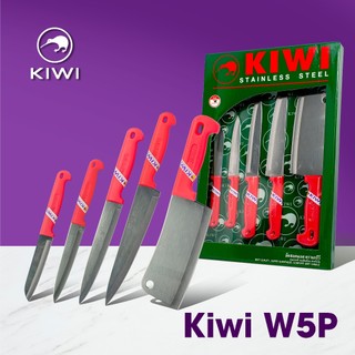 Bộ 5 dao Kiwi cán nhựa tiện lợi W5P
