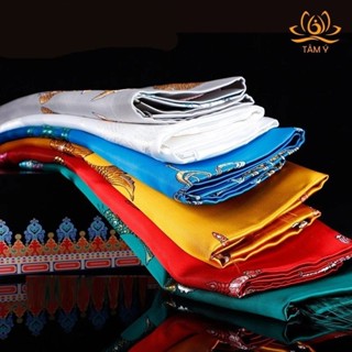 Khăn Khata khăn ban phước Loại Dày Mật Tông Tâm Ý