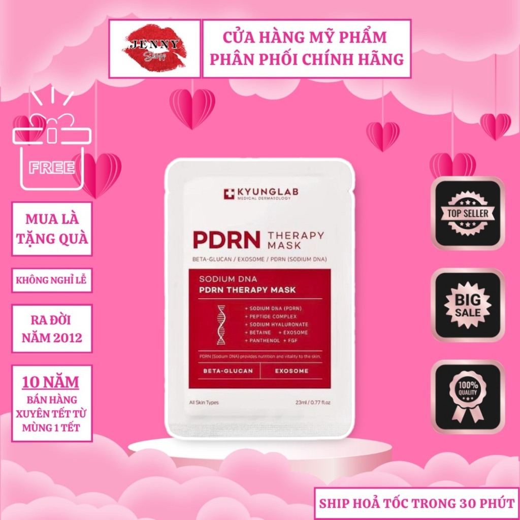 Mặt Nạ Giấy Dưỡng ẩm, Phục Hồi Da Kyung Lab PDRN Therapy Mask 23ml