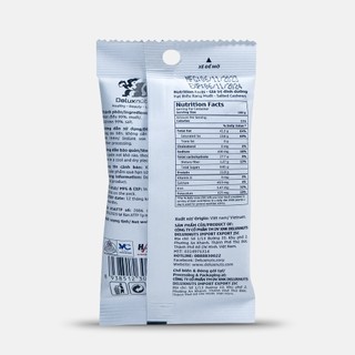 ĐIỀU VÀNG RANG MUỐI DELUXNUTS 40g