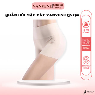 Quần Đùi Mặc Váy Vanvene Cạp Cao Gen Bụng Nâng Mông Chất Liệu Su Non Không Lộ Viền QV190