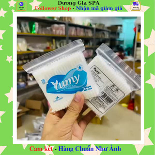 Tăm bông Yumy, tăm bông thân nhựa
