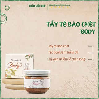 Tẩy da chết body Cà phê Organic - Tẩy da chết cơ thể Thảo mộc quê giúp da sáng mịn đều màu