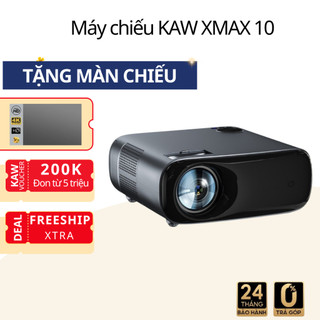 Máy chiếu XS1-XMAX10 chính hãng KAW hệ điều hành android, hỗ trợ chiếu video 4K