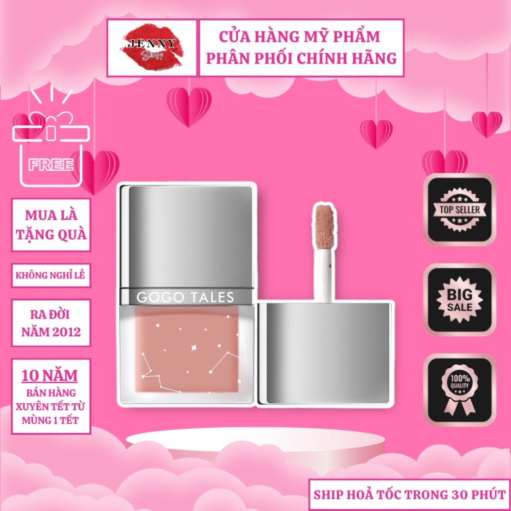 Má Hồng Kem Gogo Tales Apply Soft Powder Blush Cream 7g