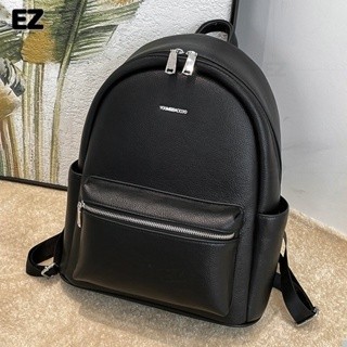 Balo Da Đi HọcBalô Da Thời Trang Nam Nữ Balo Da Pu Cao Cấp Balo da Đen Kem Cặp Đi Học Ulzzang Đựng vừa A4 Laptop 14