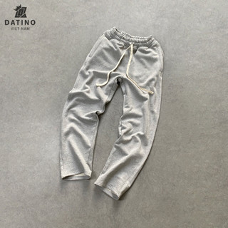 Quần sweatpant unisex DATINO chất thun nỉ chân cua 100% cotton rất dày dặn, dây drawstring bảng lớn