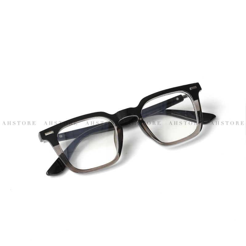 Mắt Kính Nam Nữ AHSTORE Dáng Vuông Hiện Đại, Lắp Cận Được, Màu Sắc Thời Trang