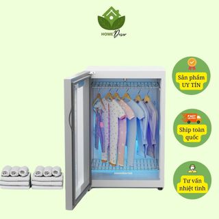 Máy sấy quần áo, tủ sấy khô quần áo diệt vi khuẩn bằng tia UV, dung tích 68L
