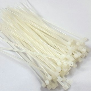 Bịch dây Rút Nhựa Khóa Siêu Chắc Size 4*200 (Trắng) 2 tấc ❤️freeship❤️