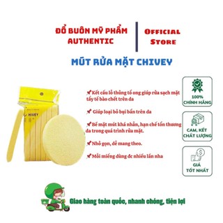 Bông Mút Rửa Mặt Nén ChiVey Nhật Bản 12 Miếng