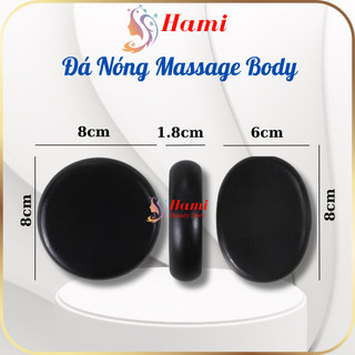 Đá nóng massage body cho spa | Đá tròn, đá oval, đá massage mặt cho spa dưỡng sinh