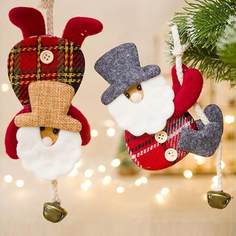 Ông Già Vải Bông Leo Trèo Búp VB42 Treo Cây Thông Noel Phụ Kiện Trang Trí Giáng Sinh (Mẫu Ngẫu Nhiên)