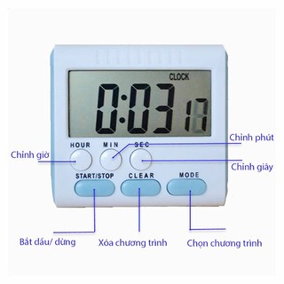 Đồng hồ bấm giờ đếm ngược mini v3