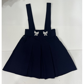 VÁY YẾM HỌC SINH, CHÂN VÁY CÓ DÂY KIỂU NƠ