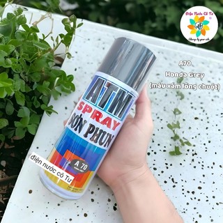 Sơn xịt màu xám lông chuột ATM Spray mã A70