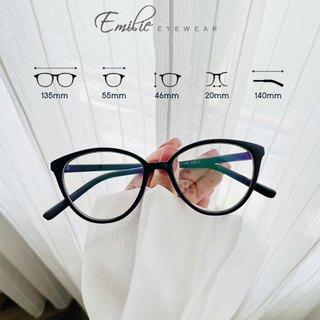 Kính mắt mèo nhựa Emilie eyewear phụ kiện thời trang 2360