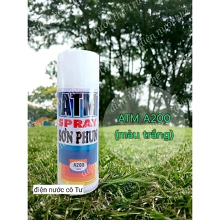 Sơn xịt màu trắng (WHITE ) ATM Spray mã A200