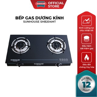 BẾP GAS DƯƠNG KÍNH SUNHOUSE SHB204MT