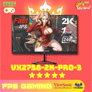 Màn hình viewsonic vx2758-2k-pro-3 27 inh 2k hàng chính hãng nguyên seal mới 100%