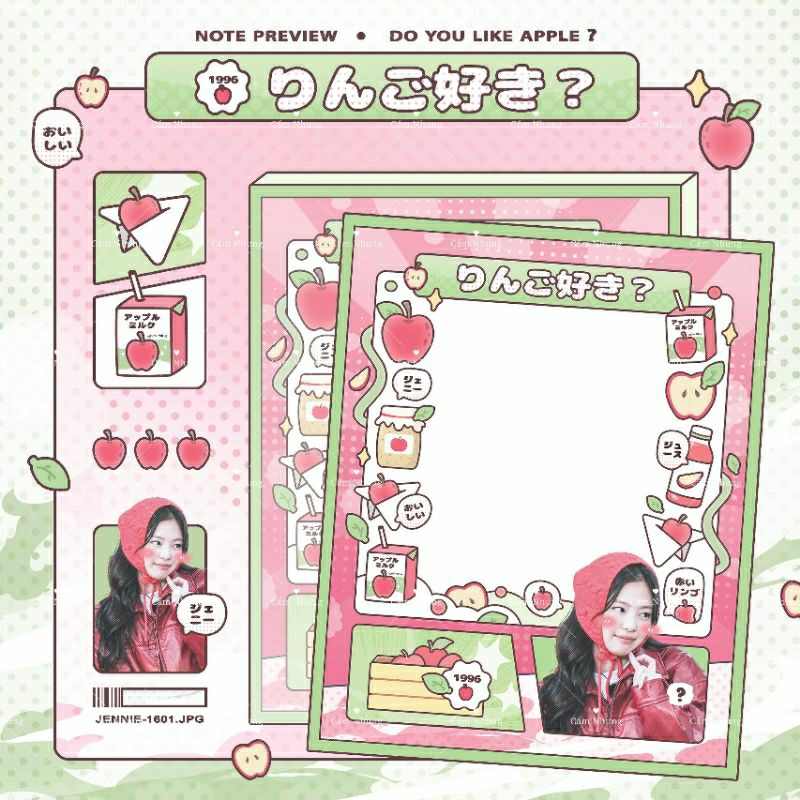 [Sẵn] NOTE BLACKPINK (2 mẫu mới, đọc kỹ mô tả.)