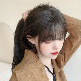 Mái thưa tóc thật 3D phủ đỉnh đầu, che hói, che thưa không lộ kẹp- uốn duỗi thoải maid