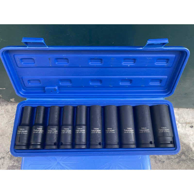 bộ khẩu đen 1/2" inch 10 món yatora