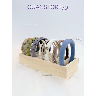 Quânstore79 Khay đựng băng đô , bờm tóc bằng gỗ size 38x15cm