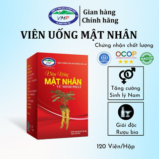 Viên uống mật nhân vũ minh phát - hỗ trợ sinh lý nam - giải rượu bia - tăng cường chức năng gan