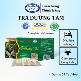 Trà dưỡng tâm vũ minh phát - dễ ngủ - giảm suy nhược cơ thể - hồi hộp - chán ăn