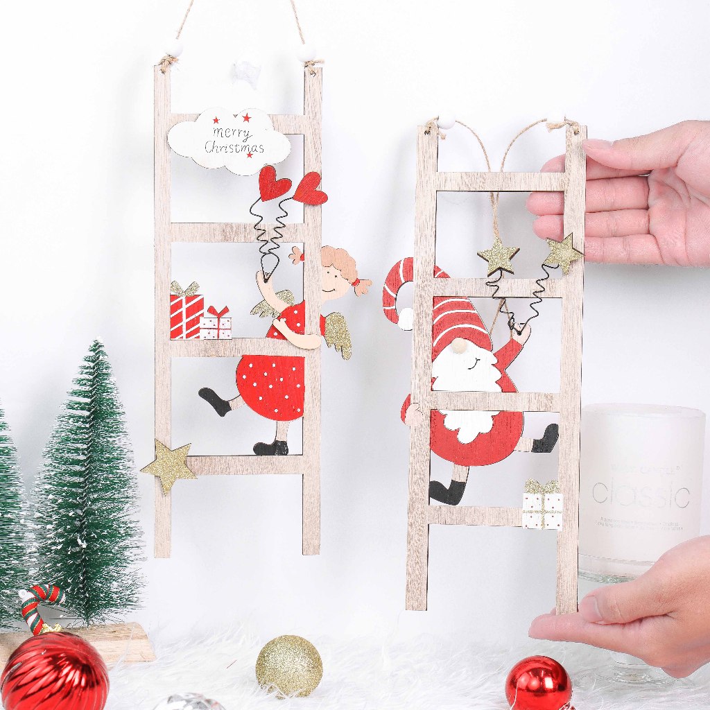 Hình Thang Trang Trí Noel GT31 Noel Phụ Kiện Trang Trí Giáng Sinh Cây Thông Noel