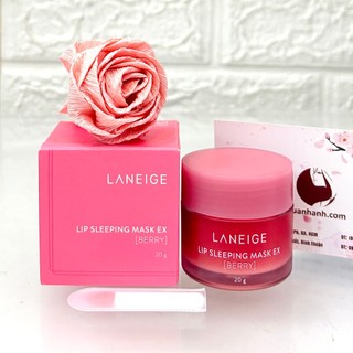 Mặt nạ ngủ môi Laneige Lip Sleeping Mask EX Berry - cấp ẩm, căng mọng và hồng môi.