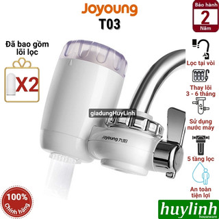 Thiết bị máy lọc nước tại vòi Joyoung JYW-T03 - Lọc nước máy - Lõi lọc 5 cấp