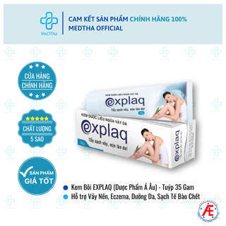 Explaq - kem bôi thảo dược hỗ trợ vảy nến, á sừng, eczema, dưỡng da, sạch tế bào chết, vảy da