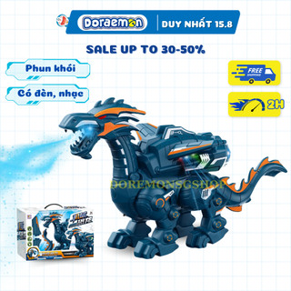 Đồ chơi Robot Khủng Long cho bé, khủng long đồ chơi thông minh phun lửa cho bé trai, siêu nhân khủng long bạo chúa