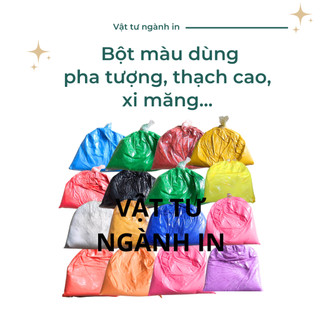 1 kg Bột màu dùng pha tượng, pha thạch cao, vôi, xi măng, chà ron gạch, sơn chậu...