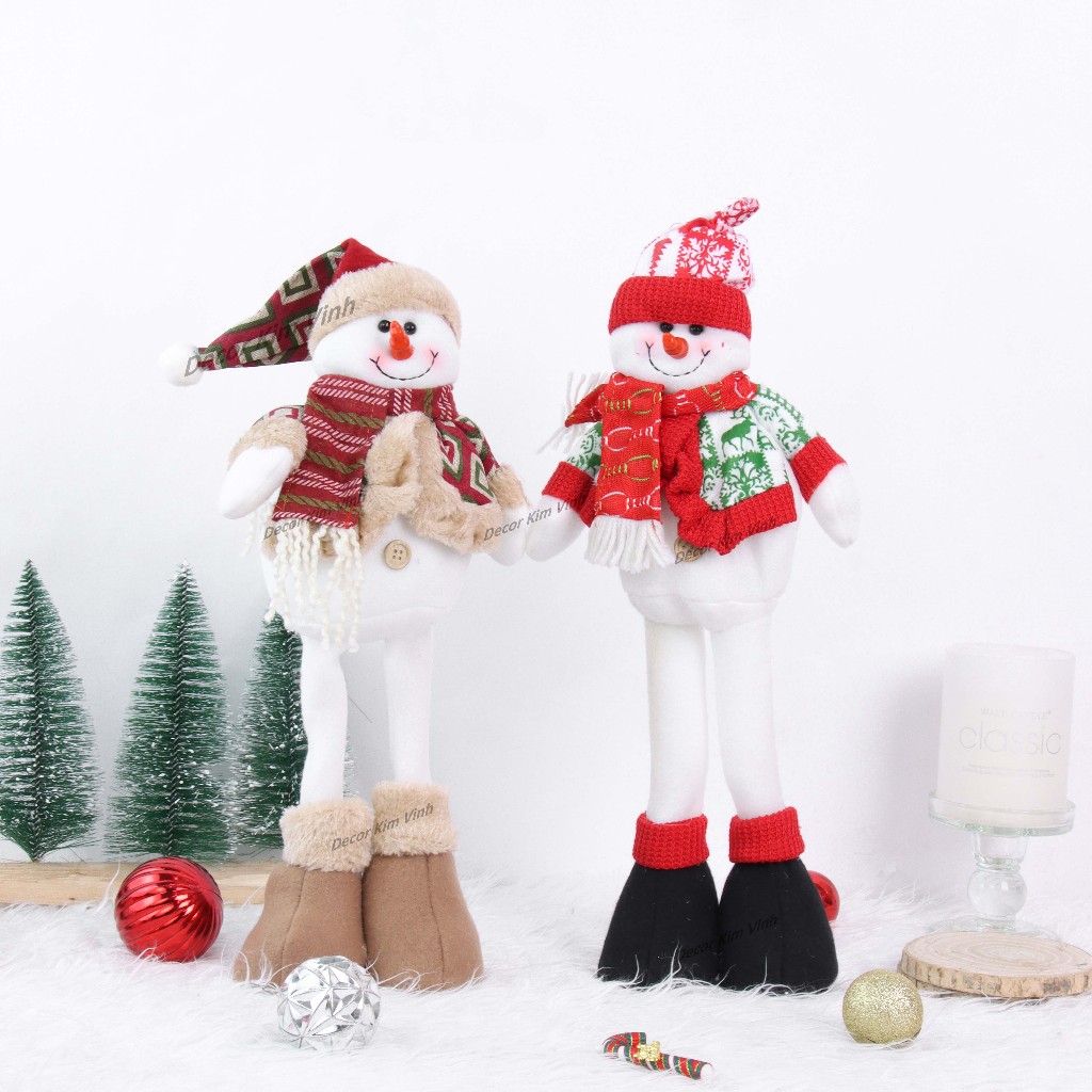 Thú Bông Chân Dài TB02 Phụ Kiện Trang Trí Noel Giáng Sinh