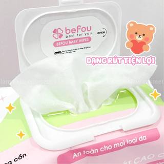 Khăn Ướt Cao Cấp Befou 100 Miếng