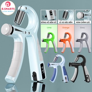 Kìm Bóp Tập Cơ Tay Điều Chỉnh Lực 10-60kg, Dụng Cụ Tập Tay Tăng Cường Độ Tập Đếm Số Cải Thiện Sức Khỏe