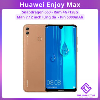 Điện thoại Huawei Enjoy Max lưng da Màn to 7.12 inch - Snapdragon 660 bộ nhớ 128G