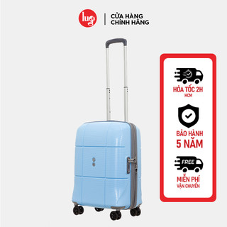 Vali kéo lug echolac s20/s24/s28 pc080sn22: nhựa pc chống bể vỡ, ngăn mở rộng 25% sức chứa, khóa tsa an ninh quốc tế